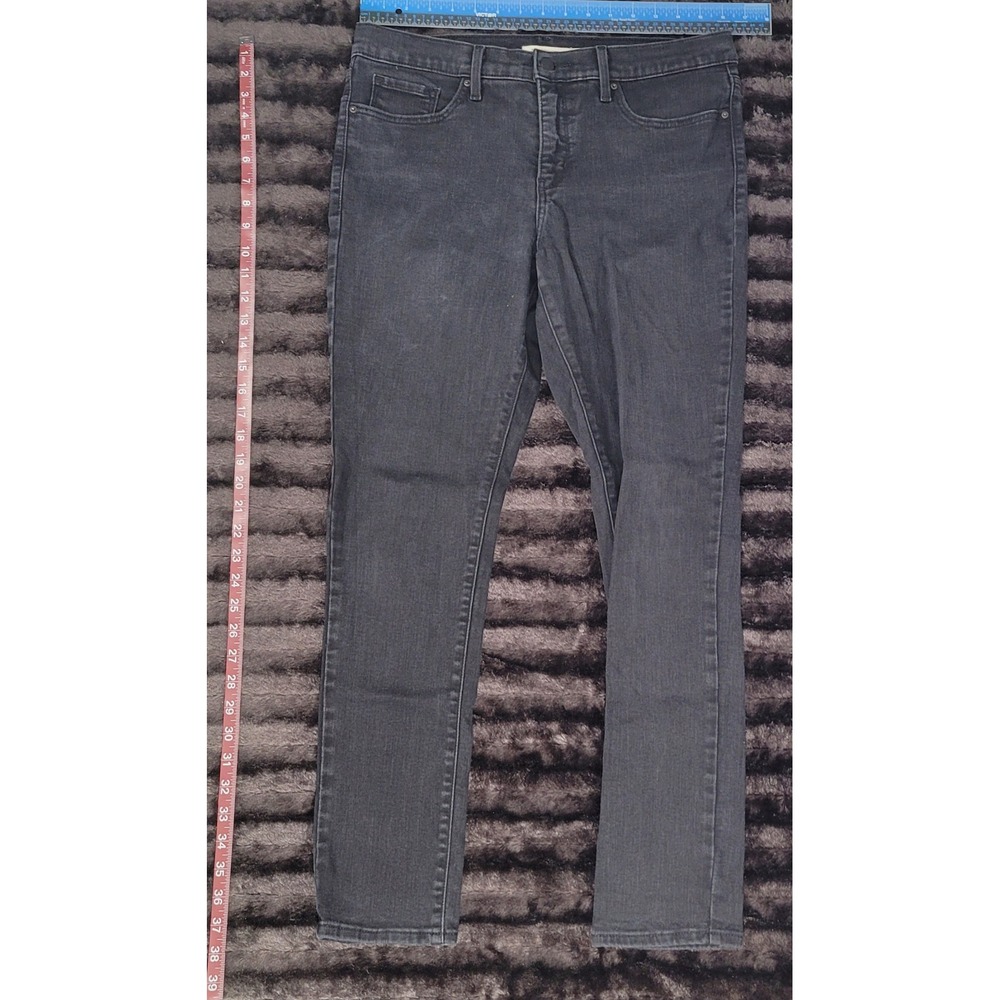 Levi's 311 Shaping Skinny Jeans Women's Size 31 Black Denim Comfort Stretch